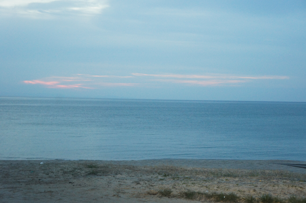 夕日