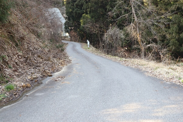 吉峰寺の道