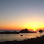夕日