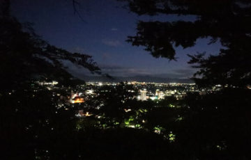 西山公園の夜景