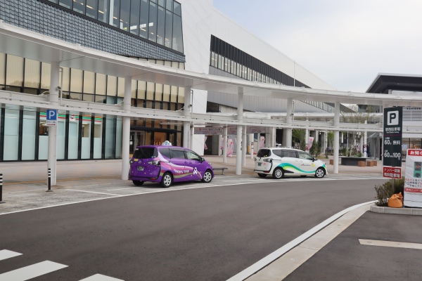 越前たけふ駅のタクシー乗り場