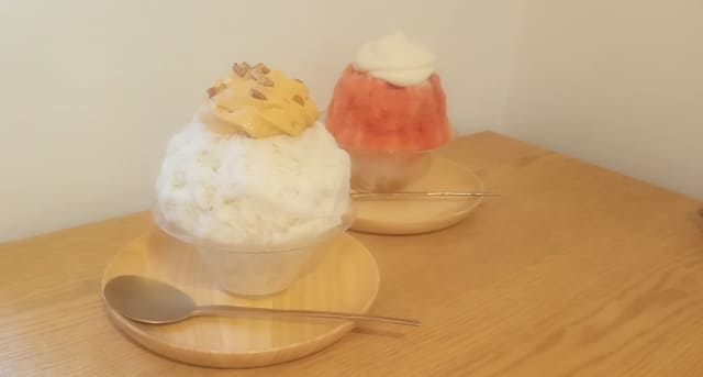 だいだい珈琲の夏季限定かき氷メニュー