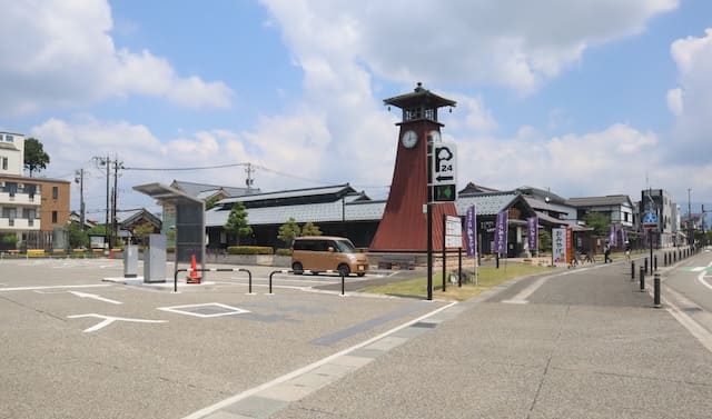 越前大野城に近い無料駐車場